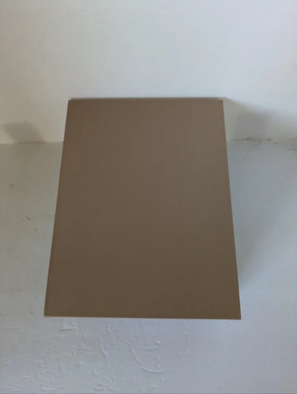 Storage Box in Light Brown  Home Organization Box Adjustable Inside Dividers